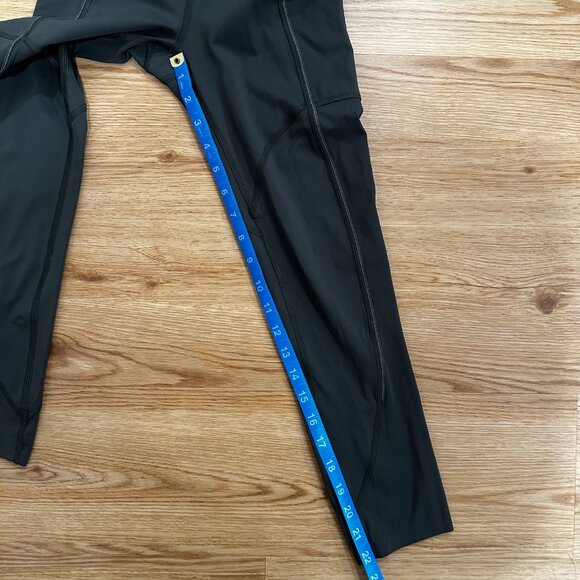 Lululemon Run The Course Crop Legging Camo Green Size 4 - Picture 9 of 9